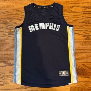 Memphis Grizzlies Basketball Jersey in Navy and Yellow